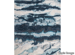 ETERNITY LAPSE - Rectangular handmade rug _ Tapis Rouge