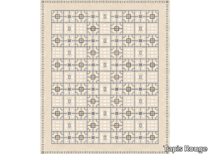 LELEU LAUREL NUDE - Rectangular handmade rug _ Tapis Rouge