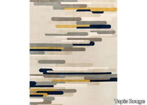 RUE CLER - Rectangular handmade rug _ Tapis Rouge