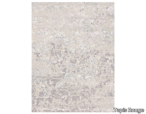 SILVER CHANTS - Rectangular handmade rug _ Tapis Rouge