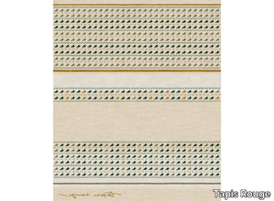 SONICO TORTORA - Rectangular handmade rug _ Tapis Rouge