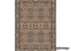 ORNAMENTAL INDIGO VELVET - Rectangular handmade rug _ Tapis Rouge