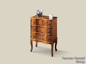 035 - Rectangular wooden bedside table with drawers _ Tarocco Vaccari Group