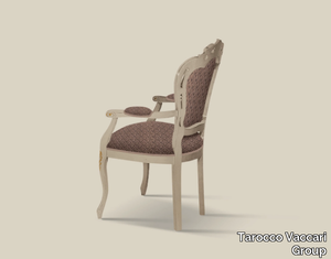 387 - Upholstered fabric chair with armrests _ Tarocco Vaccari Group