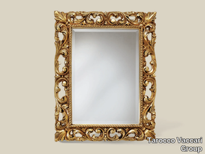 5141 - Rectangular framed wooden mirror _ Tarocco Vaccari Group