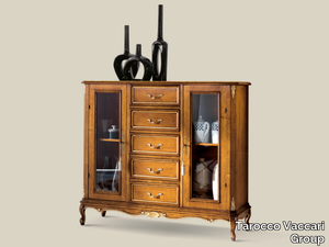 5107 - Wooden display cabinet with drawers _ Tarocco Vaccari Group