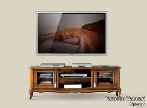 5101 - Wooden TV cabinet with doors _ Tarocco Vaccari Group