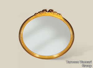 5129 - Oval framed wooden mirror _ Tarocco Vaccari Group