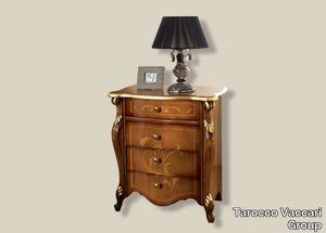 5451 - Rectangular wooden bedside table with drawers _ Tarocco Vaccari Group