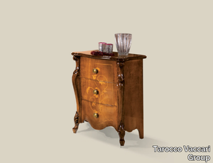 5406 - Rectangular wooden bedside table with drawers _ Tarocco Vaccari Group