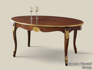 5487 - Oval extending wooden table _ Tarocco Vaccari Group