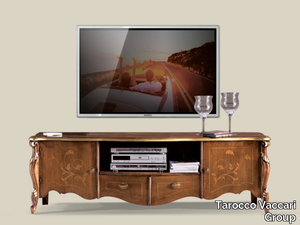 5409 - Wooden TV cabinet with doors _ Tarocco Vaccari Group