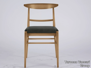 UN42-T - Wooden chair with integrated cushion _ Tarocco Vaccari Group