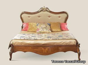 5438/160 - Wooden double bed with tufted headboard _ Tarocco Vaccari Group