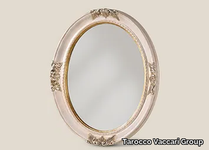 5471 - Framed oval wooden mirror _ Tarocco Vaccari Group