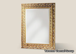 7951 - Framed rectangular wooden mirror _ Tarocco Vaccari Group