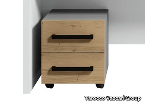 UN4105-C - Wooden office drawer unit with castors _ Tarocco Vaccari Group