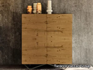 UN482-4 - Wood and glass highboard with doors _ Tarocco Vaccari Group