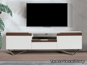 UN401-TV - Wooden TV cabinet with cable management _ Tarocco Vaccari Group