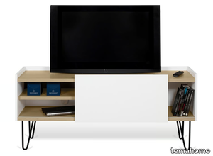 NINA - TV cabinet with sliding doors with cable management _ temahome