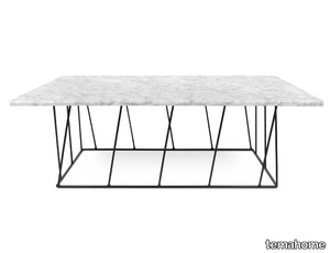 HELIX - Rectangular marble side table _ temahome