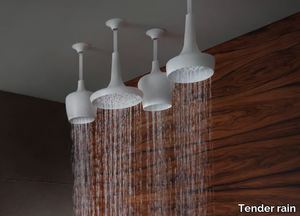 CALICES - Ceiling mounted brass rain shower _ Tender rain