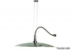 EMISFERO - Ceiling mounted brass rain shower _ Tender rain