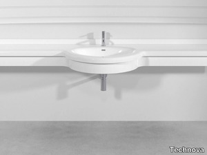 CAPRI PLTCA - Wall-mounted custom Pietraluce® washbasin _ Technova