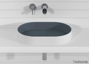 KOR LATK6 - Countertop oval Pietraluce® washbasin _ Technova