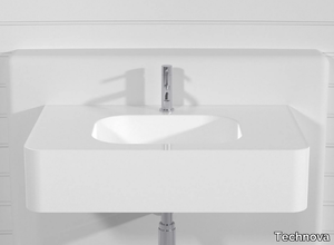 MINI PLTI7 - Wall-mounted Pietraluce® washbasin _ Technova