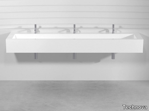 MODULO 3 PLTM3 - Wall-mounted Pietraluce® washbasin _ Technova