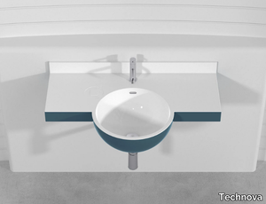 SFERA PLTS0 - Wall-mounted Pietraluce® washbasin _ Technova