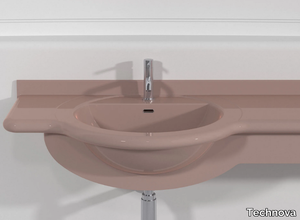 VENEZIA PLTED - Wall-mounted custom Pietraluce® washbasin _ Technova