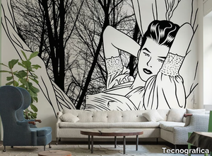 IMPERATRICE - Pop art nonwoven wallpaper _ Tecnografica