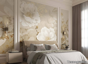 PEMBERLEY - Wallpaper with floral pattern _ Tecnografica