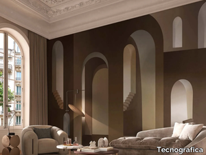 ODEON - Trompe l'oeil wallpaper _ Tecnografica