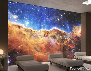 COSMIC CLIFFS - Glass Decorative panel with light _ Tecnografica