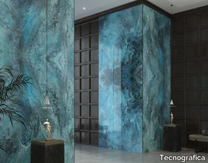 DURNESS - Glass Decorative panel with light _ Tecnografica