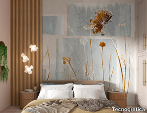 ESPERO - Panoramic wallpaper with floral pattern _ Tecnografica