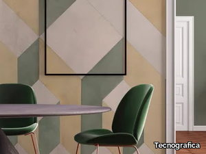 CUBOLIBRE - Geometric nonwoven wallpaper _ Tecnografica