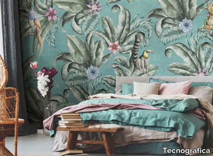 PAN - Tropical nonwoven wallpaper _ Tecnografica