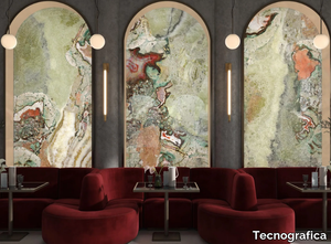 PATCHOULI - Laminated glass Decorative panel _ Tecnografica