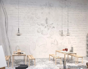 SEMINAMI - Writing nonwoven wallpaper _ Tecnografica