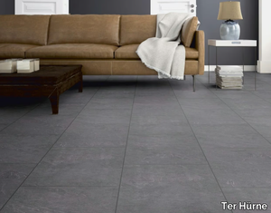 G12 STONE ANTHRACITE GREY - Laminate flooring with stone effect _ Ter Hürne