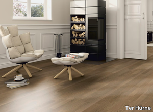 P09 OAK DESIGN TERRA BROWN - 3 layers oak parquet _ Ter Hürne