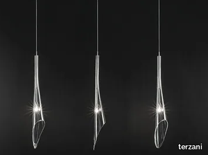 CALLE - Halogen crystal pendant lamp _ TERZANI