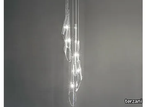 CALLE - Halogen crystal pendant lamp _ TERZANI