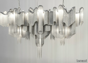 STREAM - Halogen metal pendant lamp _ TERZANI