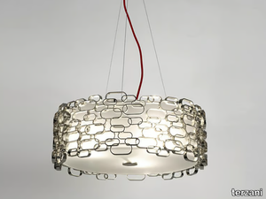 GLAMOUR - Halogen glass pendant lamp _ TERZANI