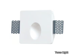 ASTER 2 - Recessed LED square plaster spotlight _ Terzo Light